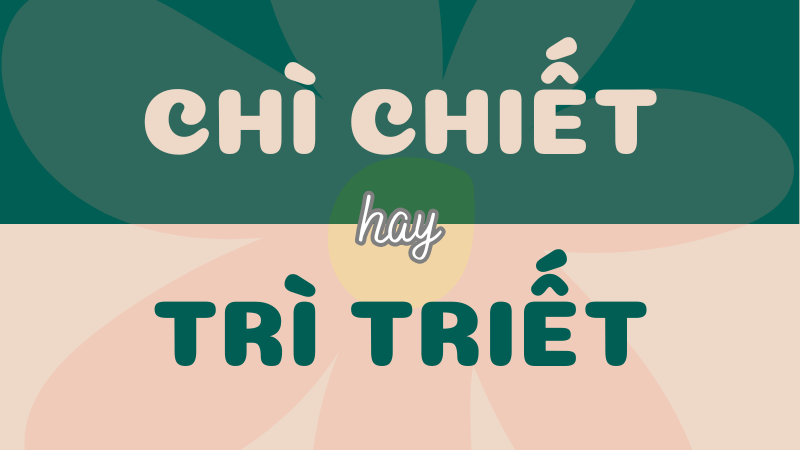 Chì chiết hay trì triết? Phân biệt từ đúng chính tả và ý nghĩa trong Tiếng Việt