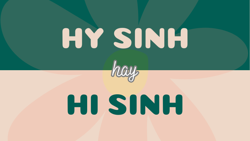 Hy sinh hay hi sinh? Phân biệt đúng chính tả và ý nghĩa