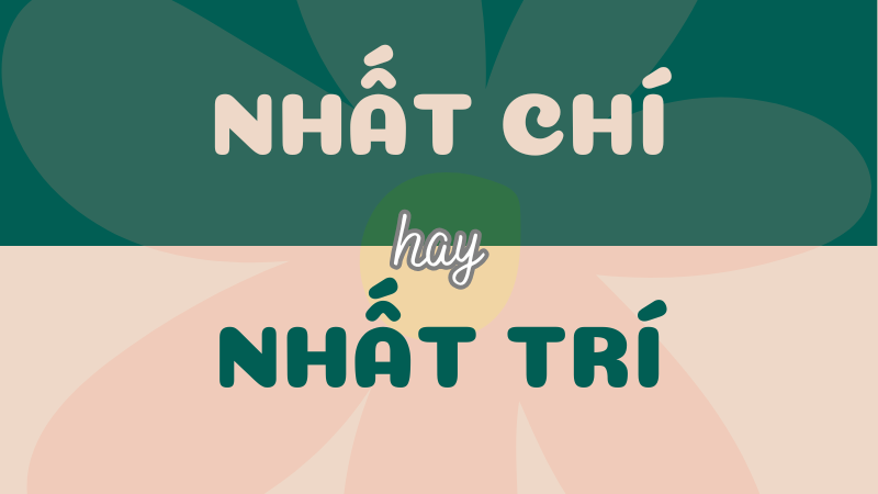 Nhất chí hay nhất trí? Đâu là từ đúng trong Tiếng Việt?