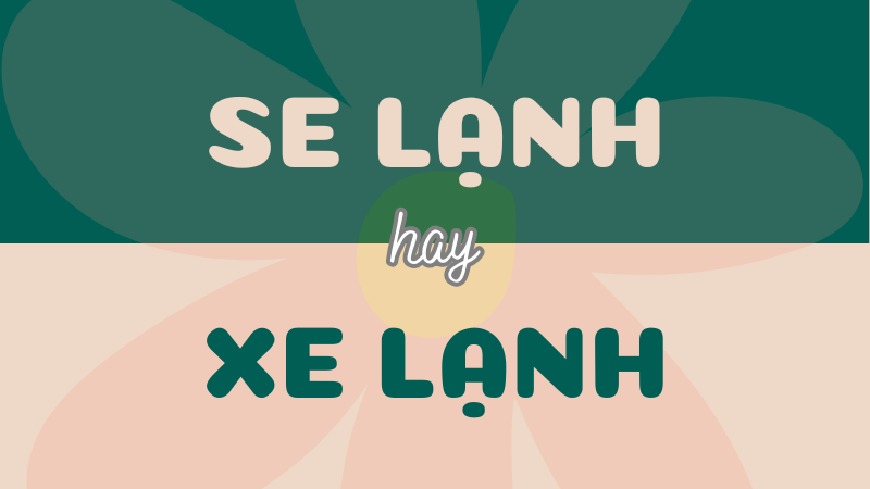 Từ nào sử dụng đúng: Se lạnh hay xe lạnh?