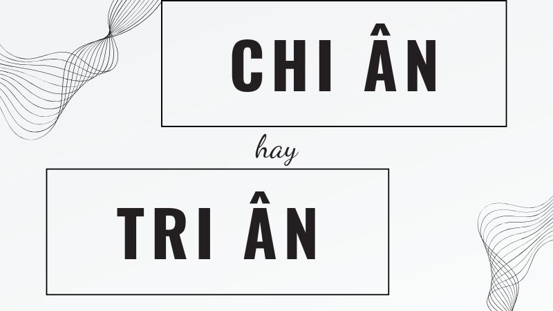 Chi ân hay tri ân và cách phân biệt chính xác trong tiếng Việt