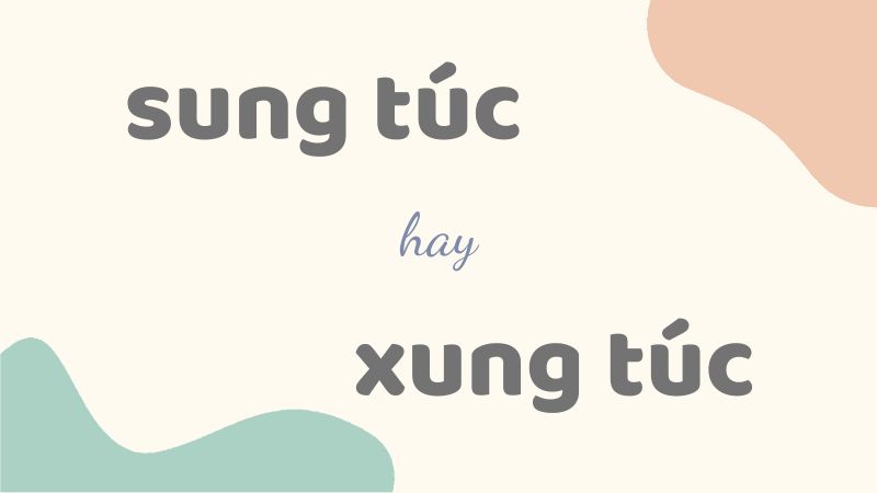 Cách phân biệt sung túc hay xung túc và những từ dễ nhầm lẫn trong tiếng Việt