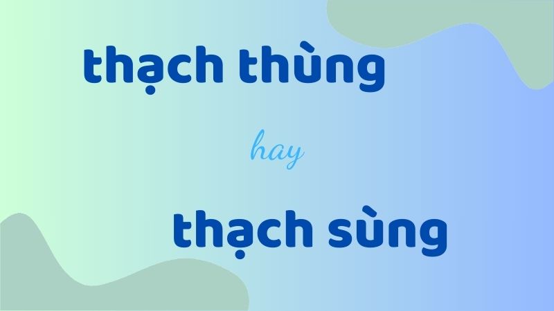 Thạch thùng hay thạch sùng và cách viết đúng trong tiếng Việt chuẩn