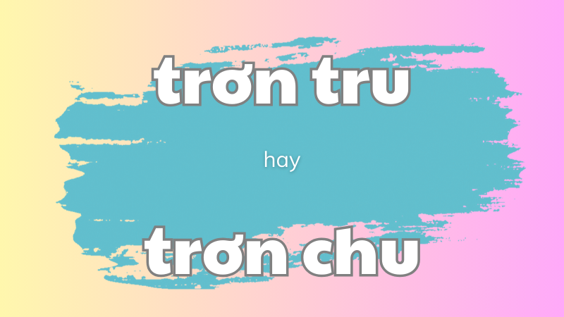 Trơn tru hay trơn chu và cách dùng từ chuẩn trong tiếng Việt