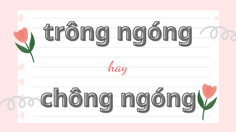 Trông ngóng hay chông ngóng và cách dùng từ chuẩn trong tiếng Việt